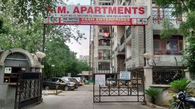 3BHK 3Baths Residential Apartment for Sale in K.M. Apartments Sector 12 Dwarka